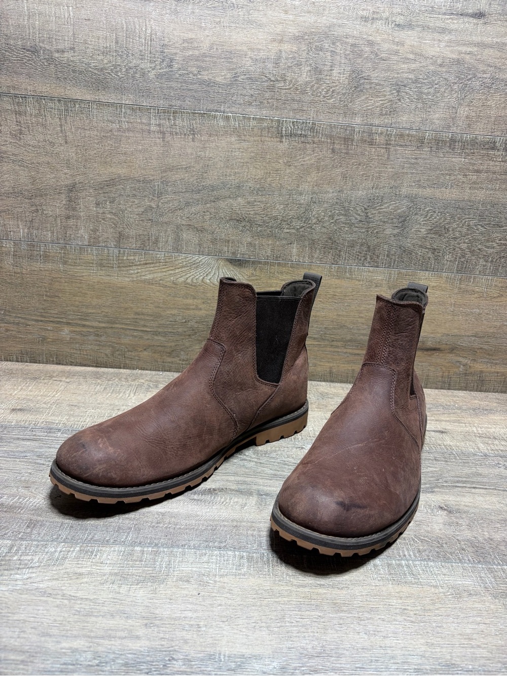 Timberland Brown Leather Chelsea Work Boots